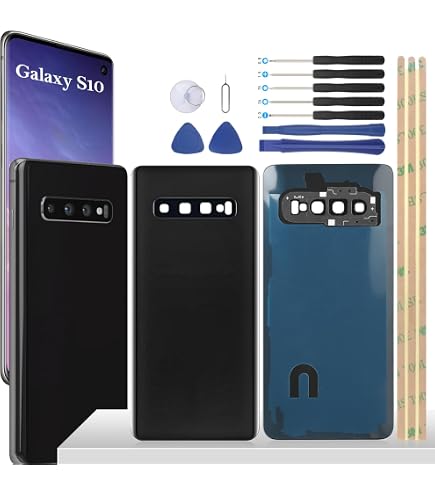 Duotipa Frontglas Ersatz Für Samsung Galaxy S10+ – Nur Glas, Mit OCA Kleber & Werkzeug