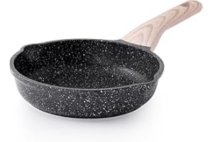 Kordisen Non Stick Small Frying Pan for Egg, 20 cm Omelette Pans Nonstick, Healthy and Non-Toxic, PFOA Free