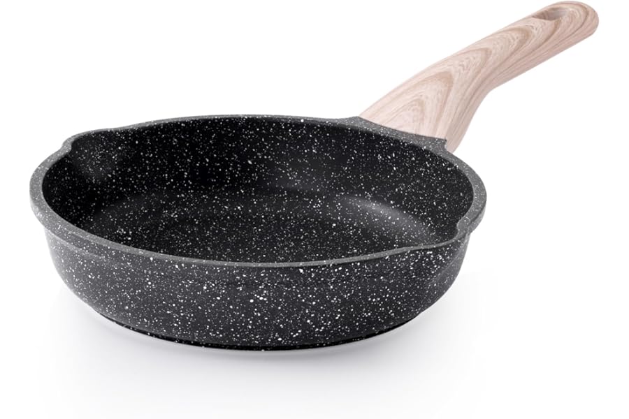 Kordisen Non Stick Small Frying Pan for Egg, 20 cm Omelette Pans Nonstick, Healthy and Non-Toxic, PFOA Free