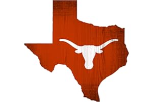 Fan Creations Texas Longhorns Team Color Logo State 30,5 x 30,5 cm