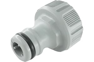 Fittingstore - GARDENA Kupplungsstecker Innen- oder Außengewinde – Hahnstück aus Messing oder Kunststoff für Wasserhahn Gartenschlauch (G 1/2" (Innengewinde), Werkstoff: Kunststoff (Gardena))