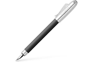 Graf von Faber-Castell 141870 - pióro wieczne Bentley Onyx, szerokość stalówki M, 1 sztuka