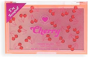 Revolution Beauty London Colorete en polvo compacto I Heart Revolution, muy pigmentado, vegano y sin crueldad, cereza ombre, 15 g
