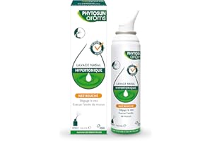 PHYTOSUN AROMS Phytosun Arôms - Lavage Nasal Hypertonique - aux Huiles Essentielles - Nez Bouché - 100 ml