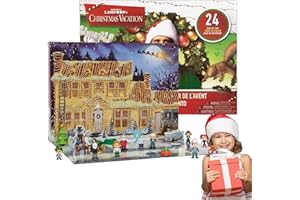 FUBSTA Advent Calendar 2024,National Lampoon Weihnachts-Adventskalender,24 Tage Weihnachts-Adventskalender,Weihnachts-Countdown-Kalender mit 24 Zubehörteilen