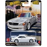 Hot Wheels Premium Boulevard 1989 Mercedes-Benz 560 SEC AMG | Metal G&ouml;vde, Real Riders Tekerlekler, Boulevard Serisi, 3 Yaş v