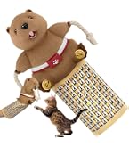 Bambola Wrestling Per Gatti A Mano - Peluche Interattivo Con Imbottitura Robusta Per Gioco E Movimento