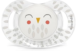 Suavinex, Smoczek dla niemowląt +18 miesięcy smoczek z silikonowym smoczkiem SX Pro Fizjologicznym smoczkiem bardziej płaskim i elastycznym smoczkiem. Bonhomia, Beżowy