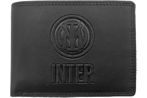 Inter, Portfel unisex dla dorosłych, czarny, rozmiar uniwersalny