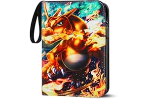 LYAILOOGXL Sammelalbum für Pokemon 900 Karten Groß, Album Heft für Pokemon Karten zum sammeln und tauschen,Sammelkarten Album mit 50pcs Abnehmbaren Hüllen 9 Taschen,Tragbarer Wasserdichter