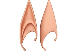 Balinco 2 Elfenohren Spitzohren Latex Ohren für Erwachsene Cosplay Halloween Karneval Fasching