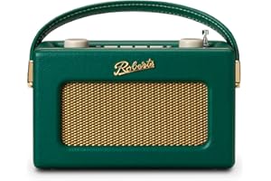 Roberts Revival Uno BT Dab+/FM/Bluetooth Radio Portatile Radio Sveglia, Verde Scuro