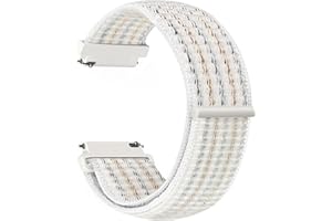 Vodtian 20mm Nylon Armband Kompatibel mit Samsung Galaxy Watch 7/6/5/4/FE 40mm 44mm/Galaxy Watch 5 Pro 45mm/Watch 6 Classic/Watch 4 Classic/Active 2/Garmin vivoactive 5, Uhrenarmband für Damen Herren