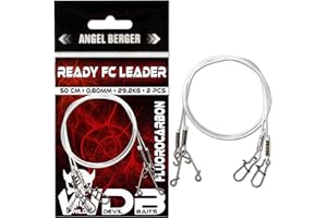 ‎ANGEL-BERGER Wild Devil Baits Ready FC Leader Fluorocarbon Vorfach 50cm