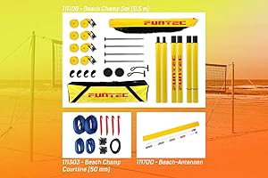 Funtec Bundle: Beach Champ Set + Beach Champ Courtline + Netzantennen