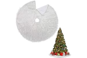PUERHUACI Alfombra Arbol de Navidad,Cubre Arbol Navidad 78cm,Saia para Arvore de Natal para Árbol de Navideño Decoración