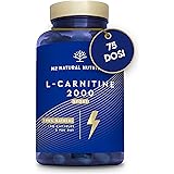 L CARNITINA 2000. Migliora lo Sviluppo Sportivo.150 Capsule 75 giorni. Brucia Grassi. Perdita di Peso. Provvede Energia. Inte