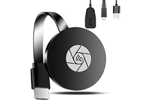 KAWER Wireless HDMI Dongle, Miracast Dongle, WiFi Wireless Display Dongle, 4K 1080P 2.4GHz Miracast HDMI Dongle for Android/IOS/Windows/Mac/Projector,Support DLNA/AirMirror/Airplay/Miracast