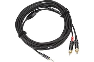 CORDIAL CABLES kabel Y z nośnikiem Minijack/Rca 6 m BRETELLE Essentials Mini Jack/kabel RCA
