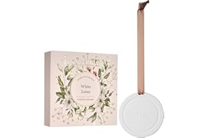 Cocorrína Ceramica profumata - Bustina profumata di Loto bianco per armadi, regali in ceramica profumata fatti a mano per uomini donne auto deodorante per ambienti Sacchetti profumati
