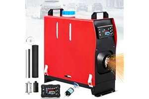 YiLFo Diesel Heater 8KW, DC 12V Parking Heater Kit, with Silencer and Air Filter,LCD Display, Fast Heating Defrost, Remote Control, Portable Night Heater for Van/RV/Car/Trailers/Boats/Buses/Trucks