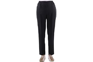 Eitex Seniorenmode24 Damen Seniorenhose Schlupfhose mit Gummizug Kurzgröße ideal für pflegebedürftige Omas einfach anzuziehen und super pflegeleicht