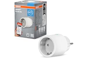 OSRAM prise intelligente WiFi avec Matter, compatible Alexa – ajout facile d’appareils jusqu’à 2300 W dans votre maison connectée, contrôle vocal simple et fiable (non compatible avec appli SMART+)
