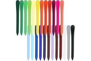 XINCHEN Pastelli a cera, 24 colori, per bambini, a partire da 1 anno, pastelli sicuri per bambini, ecologici e adatti ai bambini