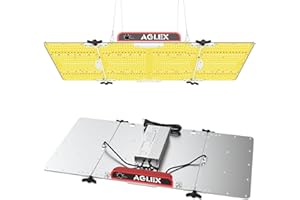 AGLEX K4000 Grow Lamp, LED Grow Light with Daisy Chain & Dimmable, Plant Lamp LED Full Spectrum for Hydroponic Indoor Plants Sowing Veg Flower Growing Lamps 5 x 6 Grow Tent