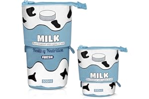 CHILLSILA Astuccio, Astuccio Telescopio Retrattile per Matite, Portamatite e Astuccio 2 in 1, per Ragazzi Ragazze Studenti