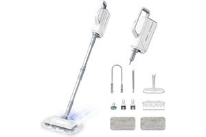 Multifunktionaler Dampfreiniger Ariceck FV07 – 99,9%* Desinfektion, Aufheizzeit 15 Sekunden, 250 ml Wassertank, für Hartböden und Teppiche