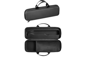 EUGOOCX Étui de Transport Rigide pour sèche-Cheveux Dyson Airstrait - Étui de Protection Portable pour Fer à Lisser Dyson(Noir)