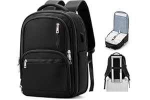 livbote Sac a Dos Voyage Cabine Avion, Bagage Cabine 45x36x20 Easyjet, Sac Cabine Ryanair 40x20x25 Travel Backpack sac à dos 40x30x20 - Noir