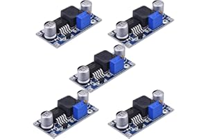 Fasizi XL6009 DC-DC - Módulo elevador ajustable de 4 A, entrada de 3-30 V a 5-35 V de salida de voltaje de salida de placa convertidora, frecuencia de 400 KHz, 5 unidades