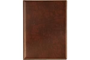 VELOFLEX 4441760 - Teczka na dokumenty, teczka ofertowa Exquisit DIN A4 z wewnętrznymi przezroczystymi kieszeniami, brązowa o wyglądzie skóry, 1 szt.