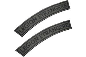 APBVIHL Toppa ricamata con stemma del reggimento straniero francese della Legione Etrangere Paracadutista