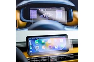 GAFAT [4 pezzi] Nuovo J eep Avenger 2023 2024 10,25" Navigation + Instrument Cluster Pellicola Protettiva, Nano Pellicola per Avenger EV Hybrid Uconnect Touchscreen, 6H Antigraffio