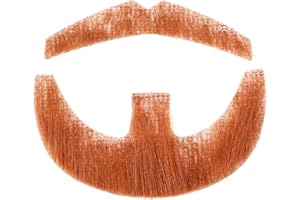 HaiFafafaing Barba falsa bigote para pegar, barba realista, barba falsa invisible, fiesta, barba artificial, Halloween, accesorios divertidos, fiestas de disfraces, fiestas de Navidad