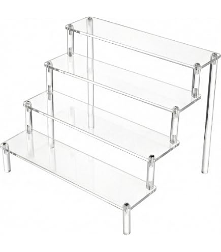 Présentoir Parfum 3 Niveaux Acrylique Transparent – Organisateur Maquillage 30x20x15 Cm Lvjkes