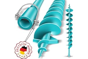 BRUNNENTAL ® Erdbohrer 120mm - Ideal Für Aushubarbeiten - Erdbohrer Hand - einfache Bedienung Robuste Bohrspitze 120 mm - Erdbohrer kaufen - Pfahlbohrer Brunnenbohrer