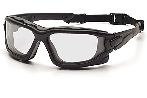 Pyramex Safety I-Force SB7010SDT Safety Goggles with Improved Anti-Fog Effect Fire-Resistant Uncoloured