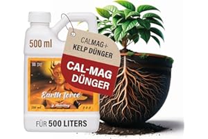 NUTRILING Earth Force 2-0-0 Cal-Mag für Pflanzen - Calcium- und Magnesium-Dünger angereichert mit Seetang, Algen, Vitaminen und Eisen. Ideal für Boden, Hydrokultur und Kokosfaser-Anbau