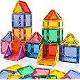 HopHop 60Pcs Magnetic Building Tiles Set - Strong 3D Magnet Blocks for Kids, Educational STEM Toy, Birthday Gifts for Kids and Toddlers - Inspire Creativity and Imagination (Classic Edition)