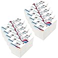Double Dragon 5000 Premium Coated Fanfold Direct Thermal Labels 4x6 Inch Self-Adhesive Compatible with Zebra MUNBYN Rollo TSC Toshiba Citizen Label Printers LP2844 GK420D ZD421 (10 Stack)