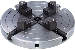 DEEFIINE Mandrin de tour à bois,152mm 4 Mâchoires mandrin de tour centrage automatique M33 (1)