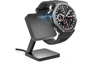 sciuU Ładowarka magnetyczna kompatybilna z Amazfit T-Rex 3 / Balance (1 gener), stacja ładująca/podstawka ładująca z kablem USB-A 1m
