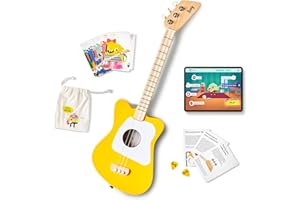 Loog, Mini-Akustikgitarre mit 3 Saiten gelb