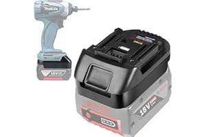 URUN Battery Adapter for converting and using Bosch 18V rechargeable batteries in Makita 18V power tools Adapter for connecting Bosch 18V rechargeable batteries to Makita 18V batteries (adapter only)