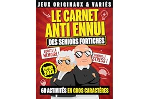 Cahier d'Activités Senior: Un carnet d’exercices plein de jeux stimulants et amusants en gros caractères. Énigmes, Mots en Escalier, Vrai ou Faux et plein d’autres encore !