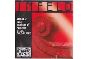 THOMASTIK-INFELD E Infeld Red Violin nucleo in acciaio placcato oro